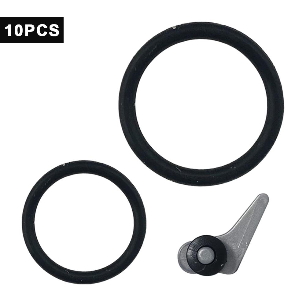 For Fishing Rod with Silicone Ring Plastic Lure Hook Fixer Portable Fishing Accessory 10PCS Hook Keeper