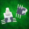 10Pcs 5.8X5.8Mm Self Locking / Unlock Push Tactile Power Micro Switch 6 Pin Button Switches Micro Push Button Switches