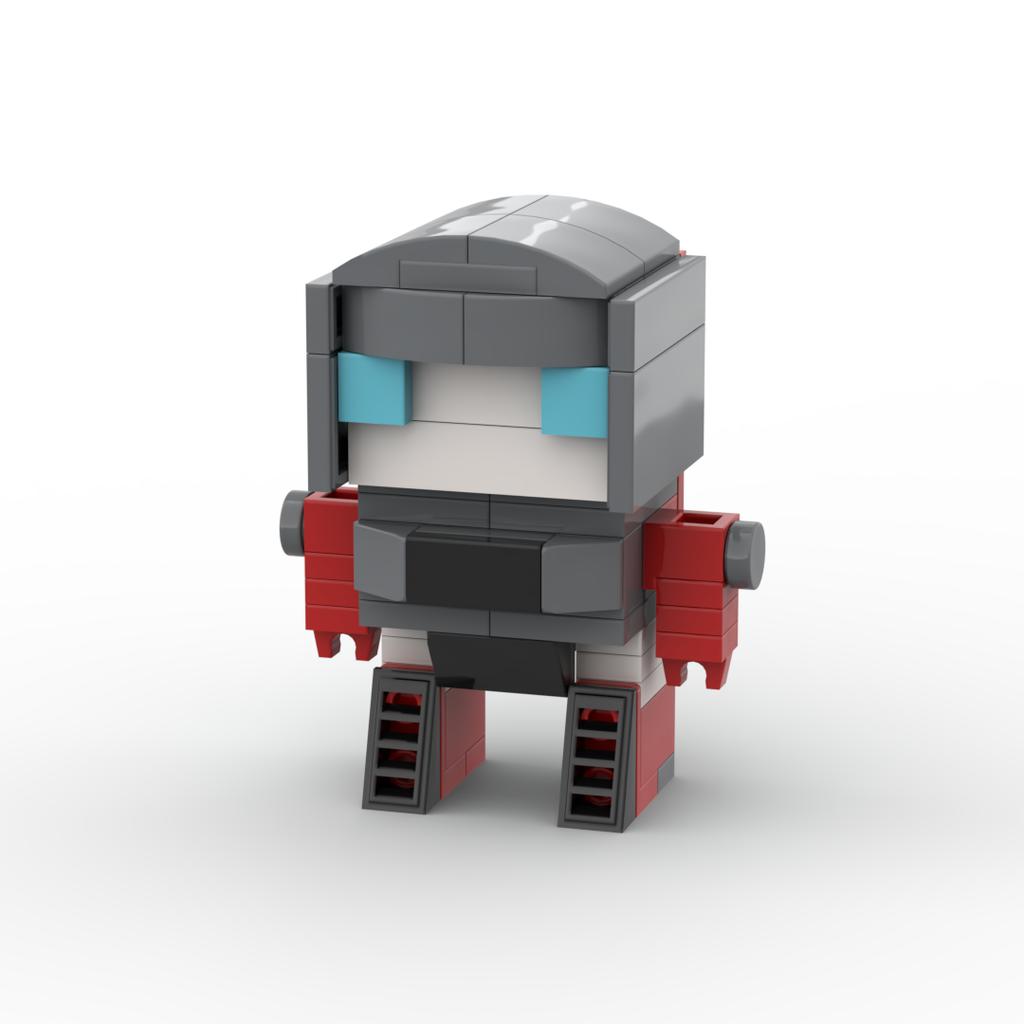 *Transform Auto Robot Brickheadz * Star Scream Jazz Prime DIY Enlighten MOC Block Brick set,Compatible With