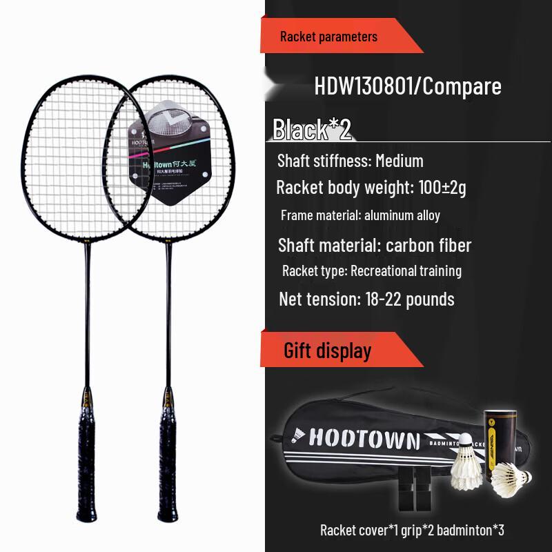 Hodtown Adult Badminton Racket Set