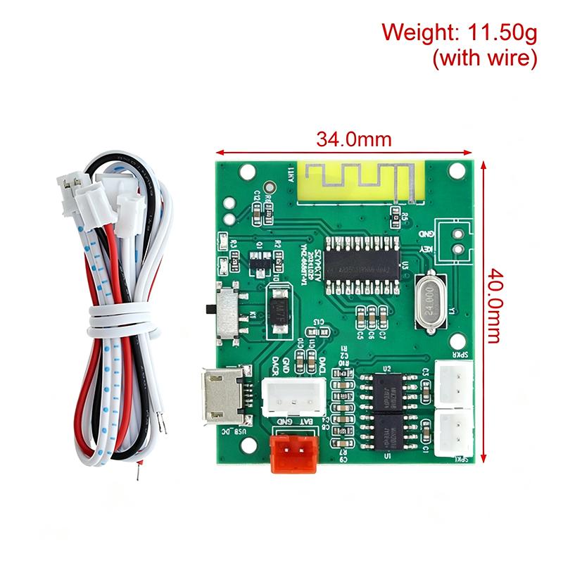 TWS Bluetooth 5.0 Amplifier Board 5W+5W Wireless Stereo Audio Module for DIY Speaker Modification Home Audio Projects