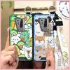 Fashion Design Durable Phone Case For Blackview BV6900 Shockproof Back Cover Cute Kickstand Phone Holder Soft Case Ring