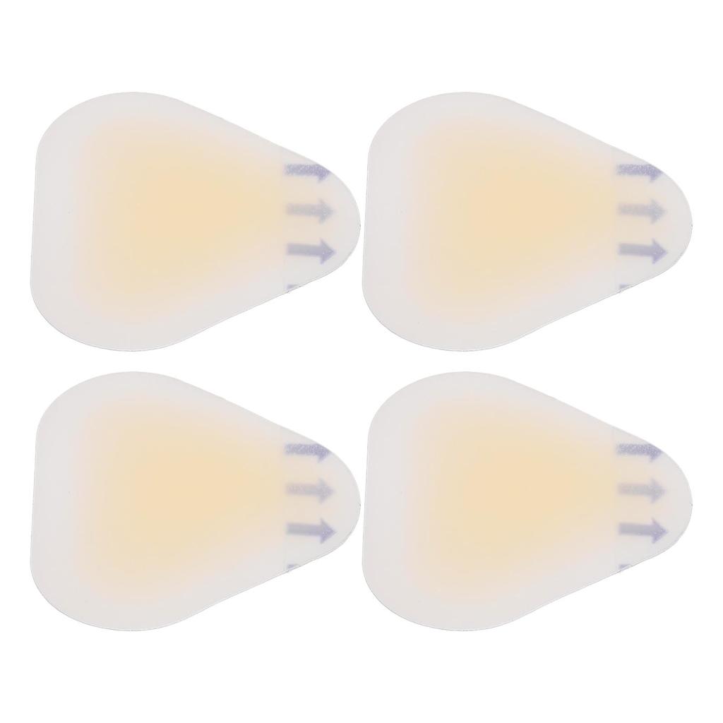 10 Stück Blasenpflaster, Mehrzweck-Blasenpflaster, dünnes Licht, verhindert Abrieb, Gel-Klebe-Blasenpflaster für die Ferse 