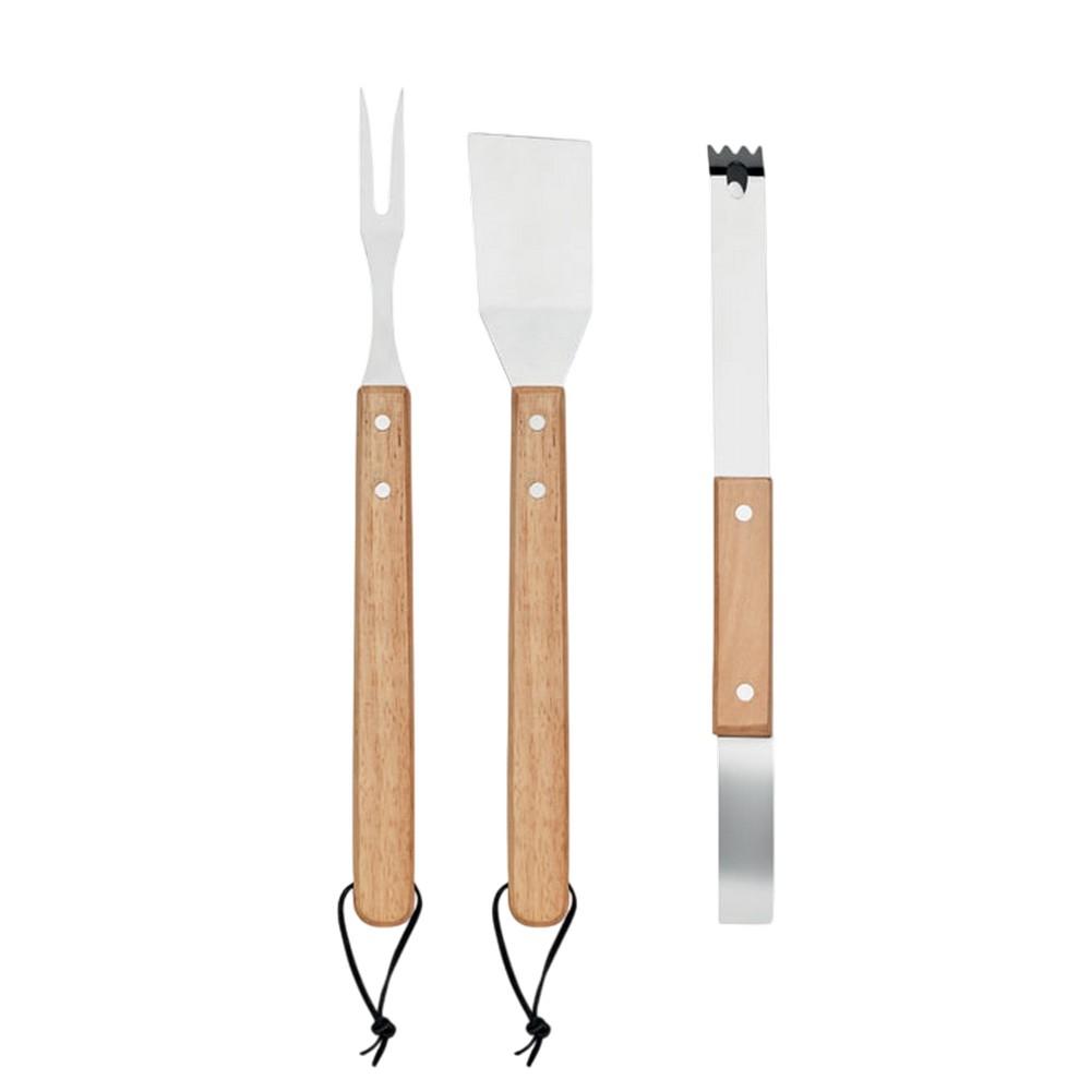 MidOcean y Oak BBQ Tool Set (Pack of 3)