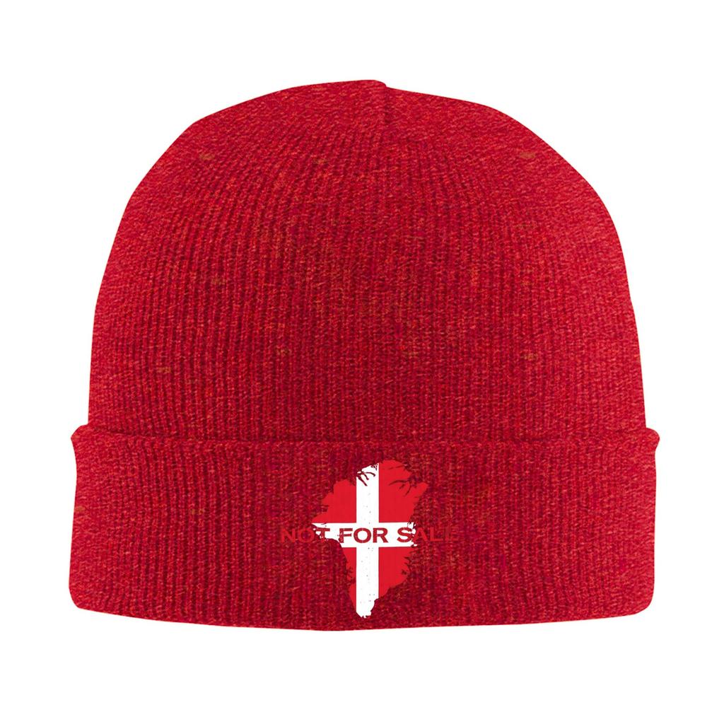 Grönland Nicht Zum Verkauf Karte Beanie Mützen Strickmütze Herren Damen Unisex Retro Elastische Mützen Herbst Kpop Design Mützen