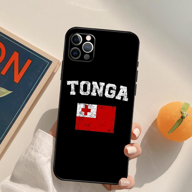 Tongan Coat of Arms Tonga Funda Case For iPhone 16 Pro Max 14 11 12 13 15 Pro Max Mini XR 16e 15 16 Plus Phone Cover