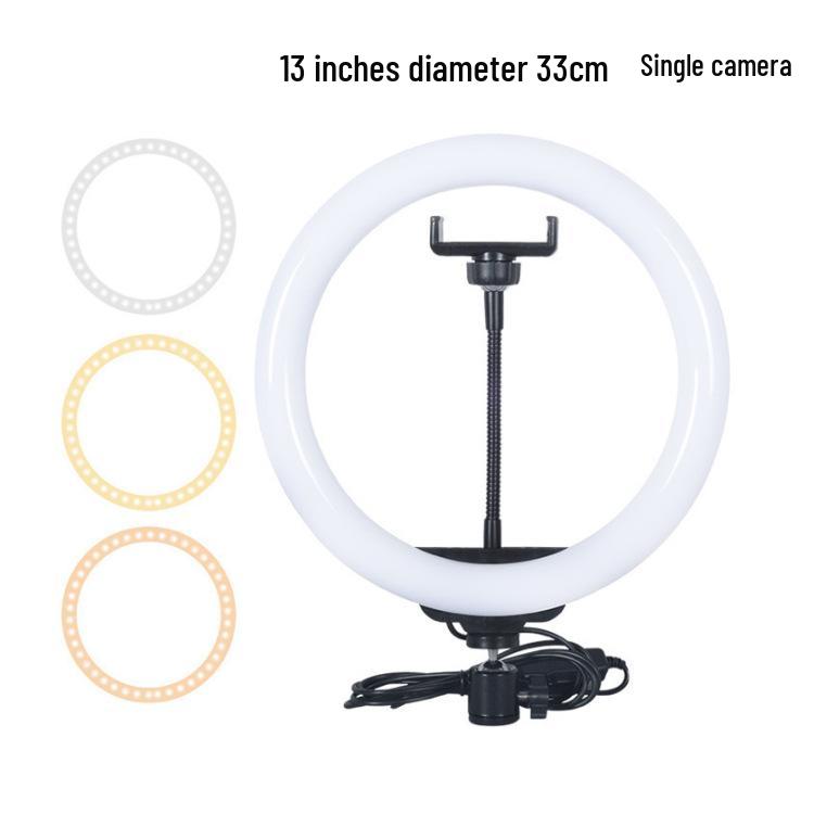 6-Inch Ring Light with Tripod Stand for Live Broadcast and Photography