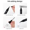 Deep Hole Marker Pen Multi-purpose Waterproof Quick Dry Large Capacity Permanent Ink Filling Clip Design Ceramic Tile  Carpenter Long Head Marker