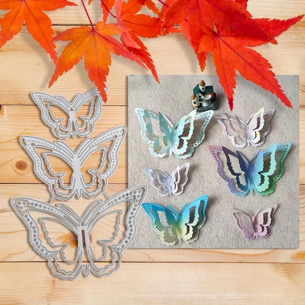 Butterfly Metal Dies for DIY Scrapbooking Cutting Templates for Cardmaking, Paper Art Craft Supplies