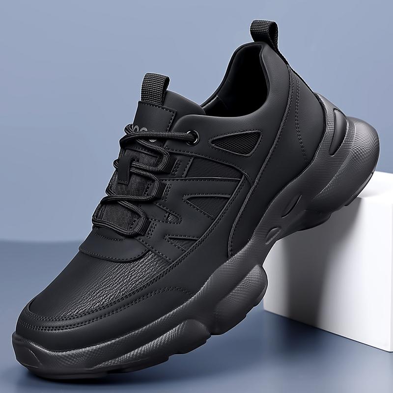 

Мужская модная повседневная спортивная обувь Легкая модная универсальная трендовая мужская обувь для хайкинга Противоскользящая, Мужская обувь для хайкинга 44 чёрный