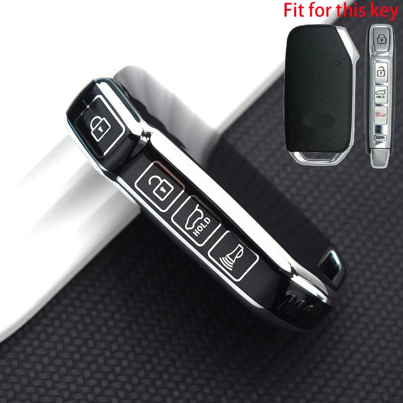4 Button New TPU Car Key Case Cover for Kia Sportage 2023 Kia Ray Sorento Soul Telluride Cerato 2020 K5 K8 2022 for KIA Car Key Protection Accessories