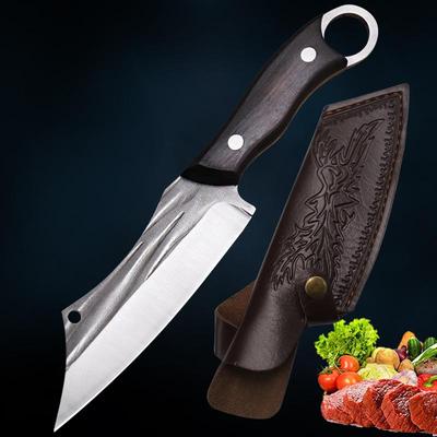 Stainless Steel Hand-handled Meat Knife Hand-forged Boning Knife Household Meat Knife Sharp Knife Fruit Knife
