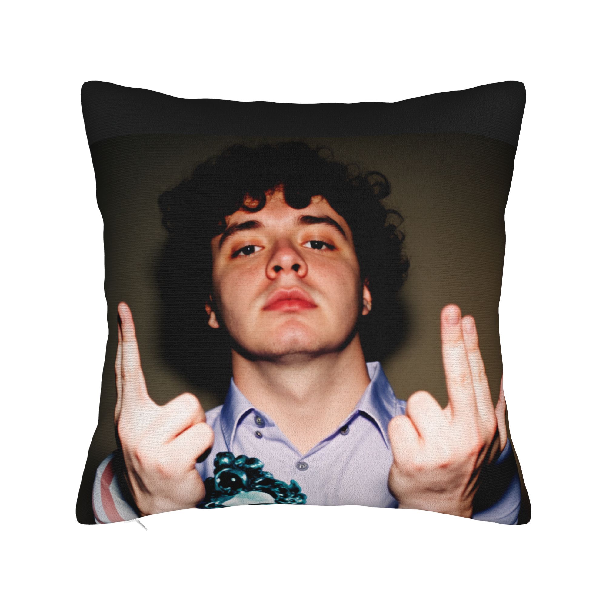 Singer Jack Harlow Pillowcases Fashion Pillow Case For Sofa Home Decor Comfy Pillow Cover Peach skin 18*18(CM)-1Pcs