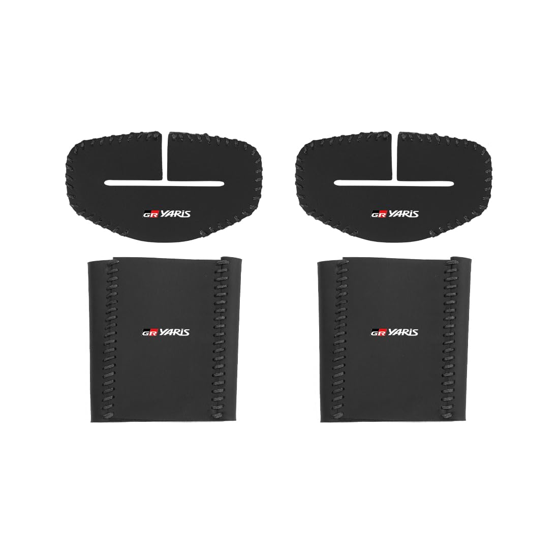 

GR Yaris Compatible Seat Belt Cover Buckle Cover Noise Prevention 2 sets чёрный