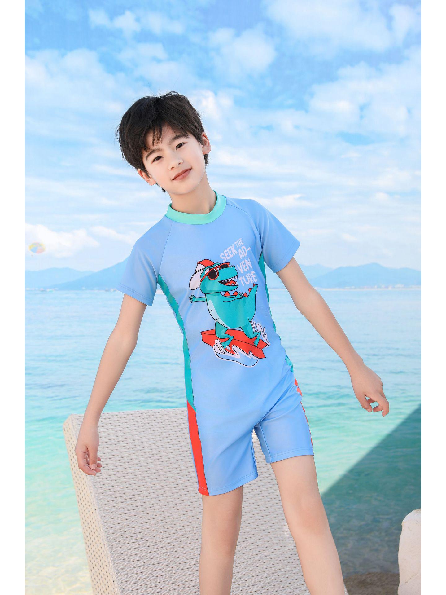 

Новый детский быстросохнущий слитный купальник для малышей и детей XL (Height 120-130 cm, Weight 27.5-32.5 kg)