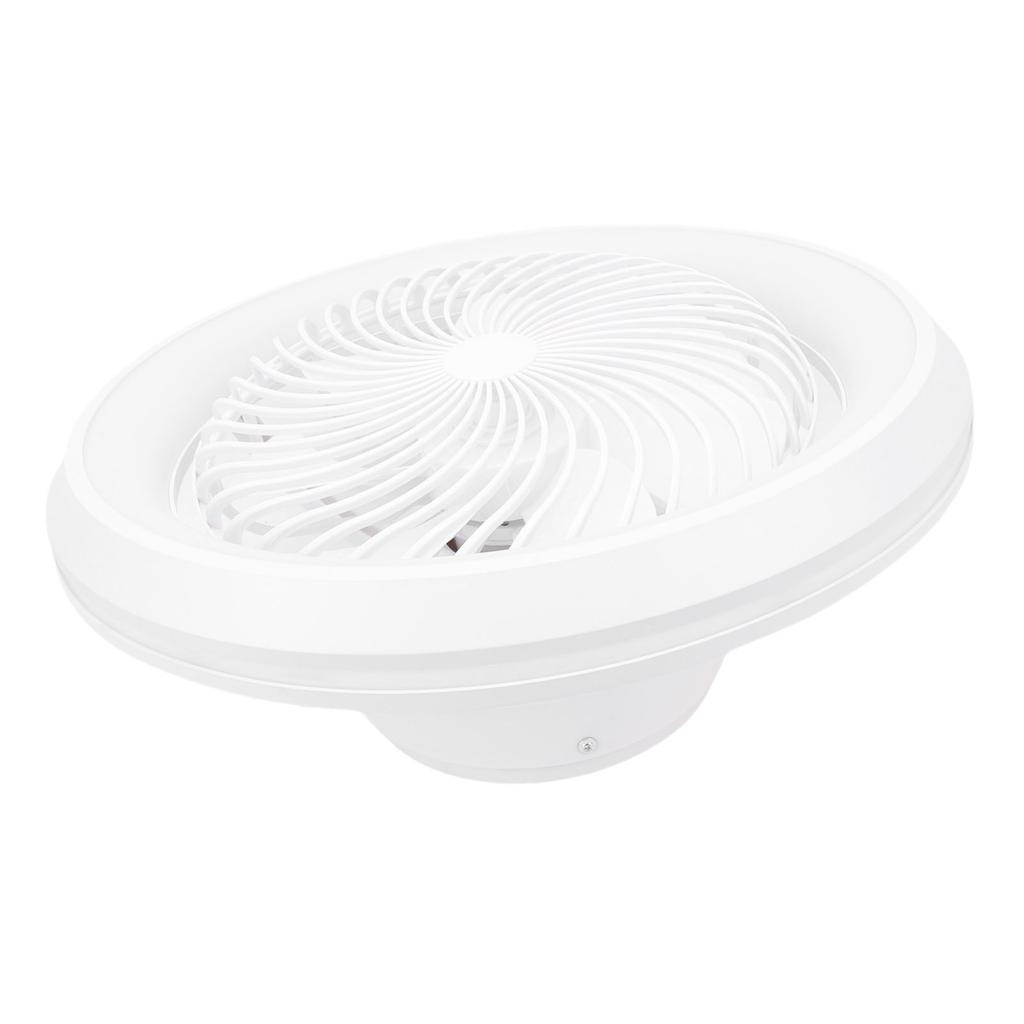 Ceiling Fan with Light White Outer Ring APP Remote Control Timer Flush Mount 360 degrees Oscillating Stepless Dimming