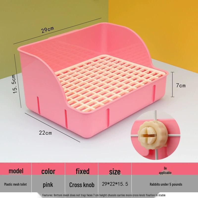 Large Anti-Tip Rabbit & Guinea Pig Plastic Litter Tray