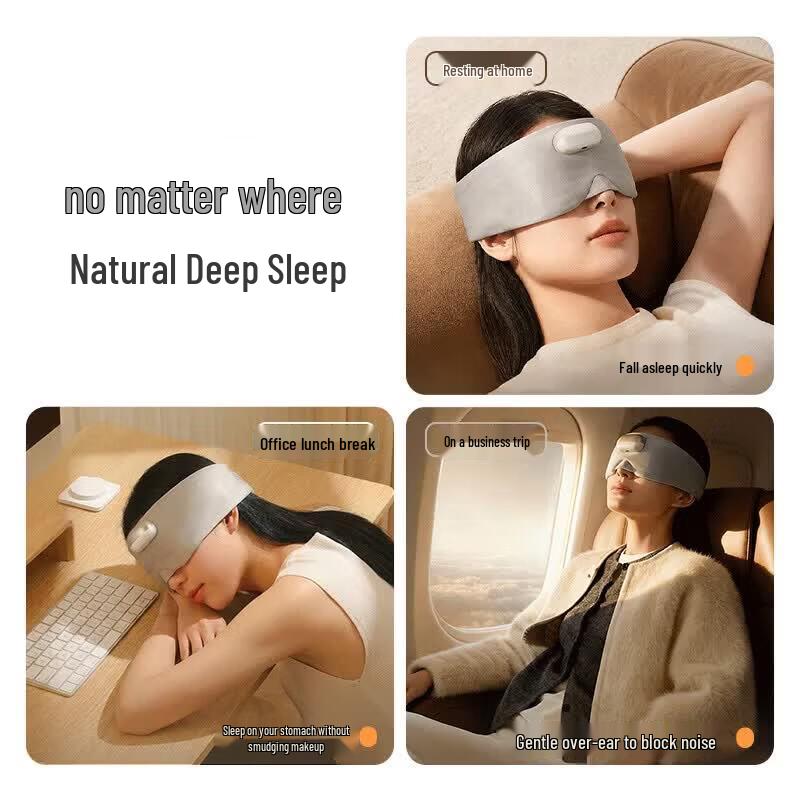 Bear Gravity Hot Compress Sleep Eye Mask CN plug (adapter included)