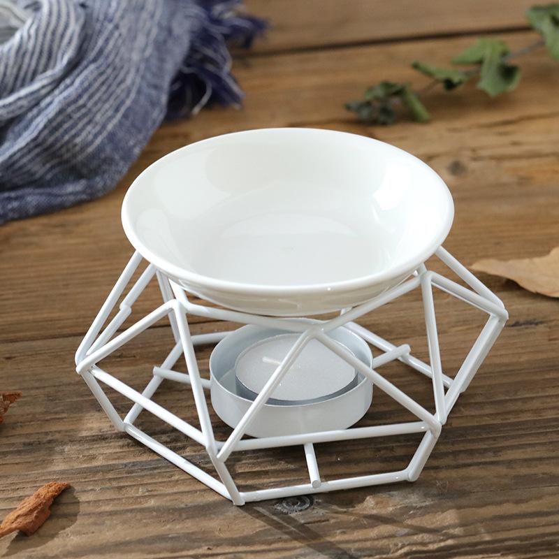 Aromatic Oil Burner Wax Melt Burners Oil Burners For Essential Oils Geometric Essential Oil Candle Holder For Home Gifts Decor