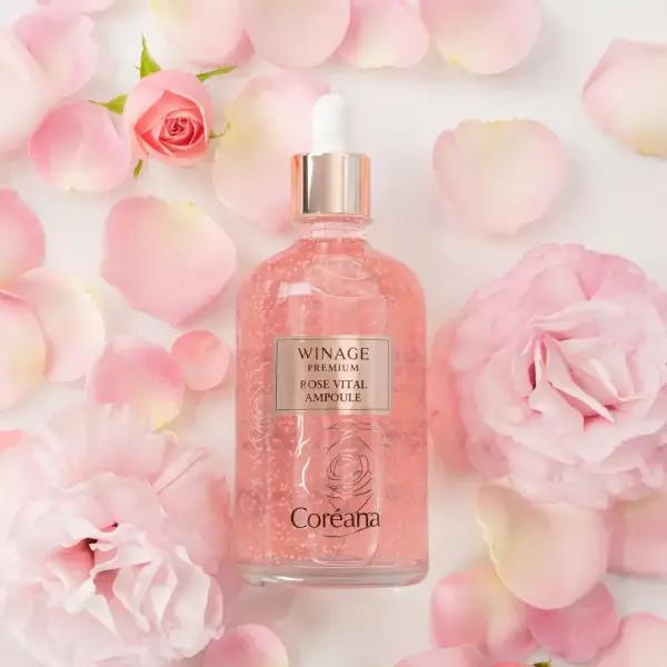 Authentic Coreana Winage Premium Rose Vital Ampoule 150ml