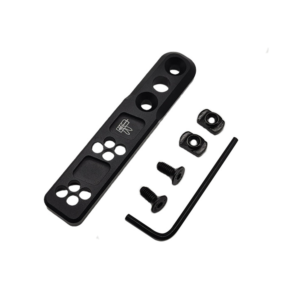 M300/M600 Support 45° Side Guide MLOK/KEYMOD Fishbone Increasing Guide Flashlight Clamp Horse for Margaap Kam Ming