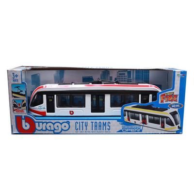 Bburago Stadtbus Straßenbahn Die-Cast Modellspielzeug, Rot