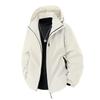 Men's Solid Color Jacket Men's Casual Cports Outdoor Mountaineering Waterproof Jacket