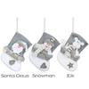 Xmas Tree Ornament Present Pocket Christmas Stockings Hanging Socks Santa Claus Candy Bag