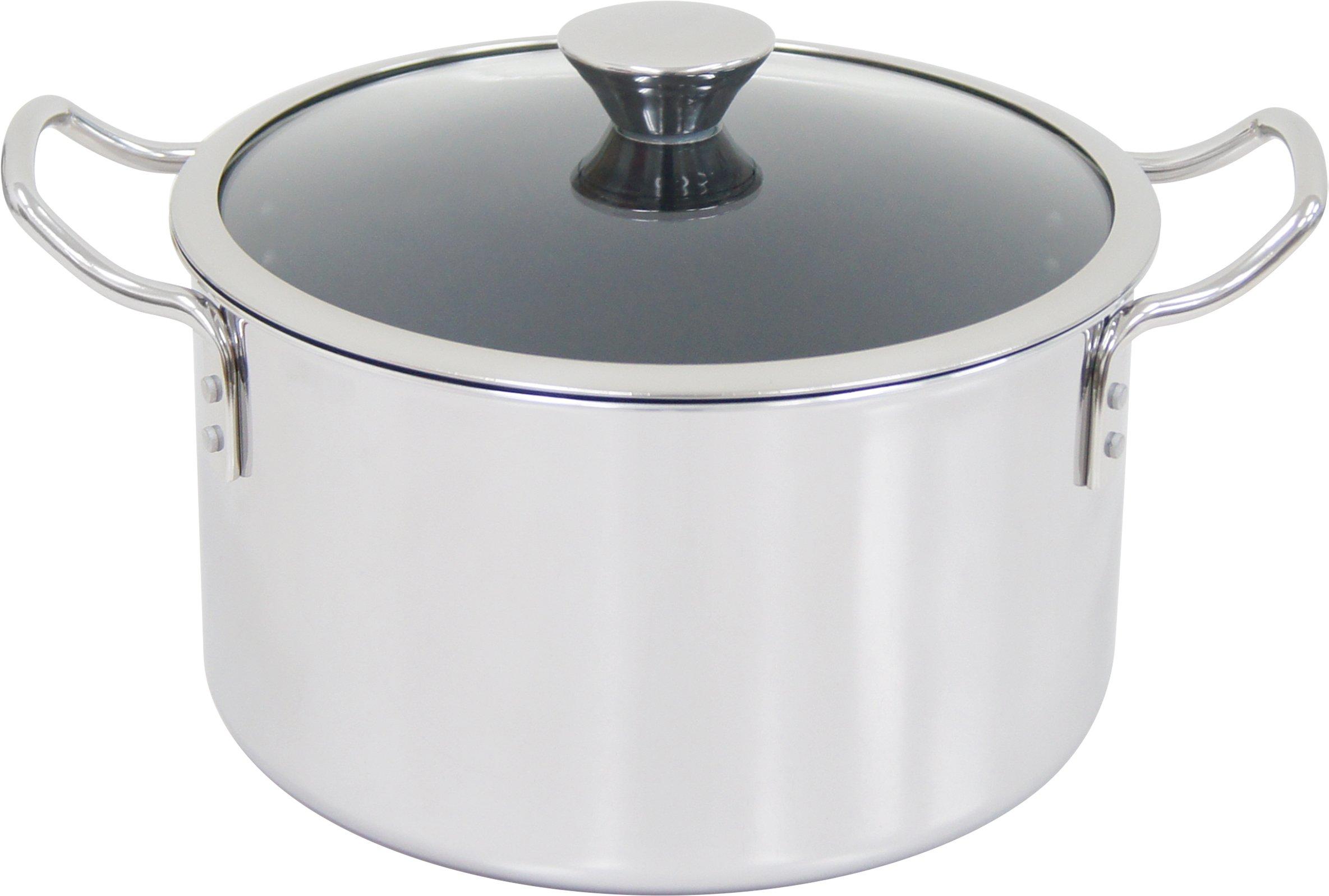 Urushiyama Metal Industry DUO IH Pot 22cm Double-Handled DUO-22W
