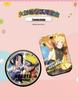 Official Naruto Anime Blind Box: Sasuke & Naruto Keychain Button Badge Set