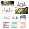 Pet Hanging Hammock Bird Rope Animal Rope Net Toy Rat Climbing Rope Net for Grey