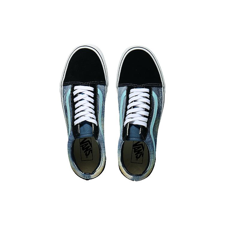 Vans Old Skool Navy Low top Skateboard Shoes Unisex Blue VN000D3HNVY(Team10-AQD)