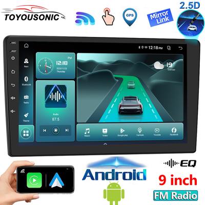Radio auto universal 2 Din Wireless Carplay Android Auto Navigator GPS 9 inch Player multimedia Wi-Fi FM BT Stere auto