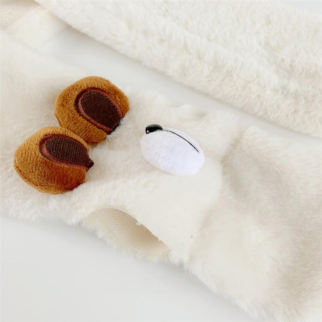 Baby Winter Warm Bear Scarf Plush Neckwrap Toddler Breathable Outdoor Neck Scarf