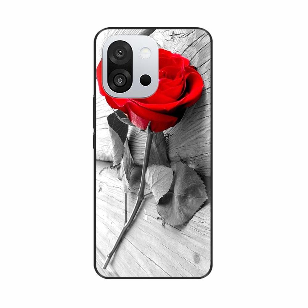 For OnePlus 13T Case Phone Case Soft Silicone Bumper Cover For OnePlus 13T Cases for One Plus 13 T Flowers Fundas Capa