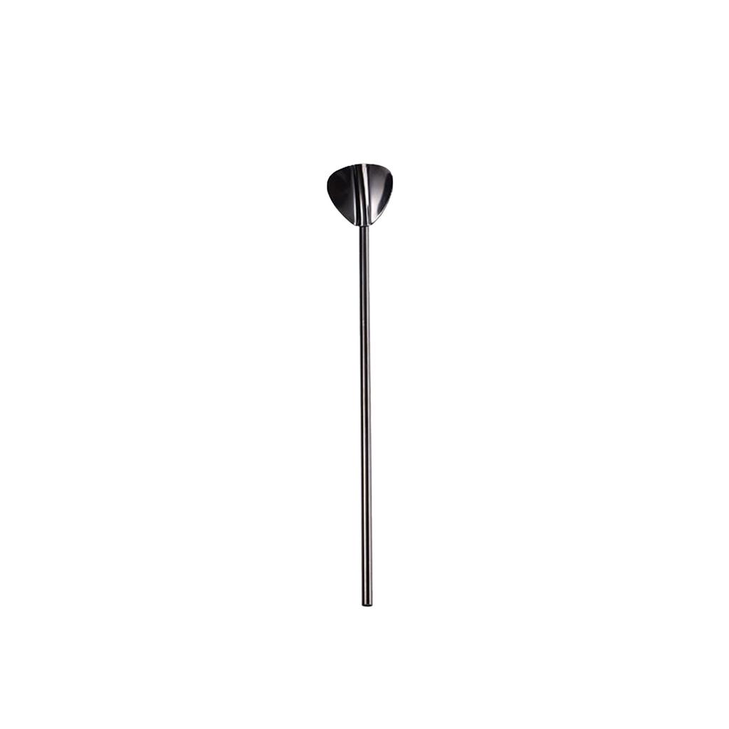 304 Stainless Steel Oval Straw Spoon Wine Spoon Mixing Spoon