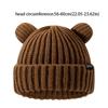 Letter Cat Ears Beanie Beanie Hat Bear Ears Knitted Hat Cute   Winter/Autumn
