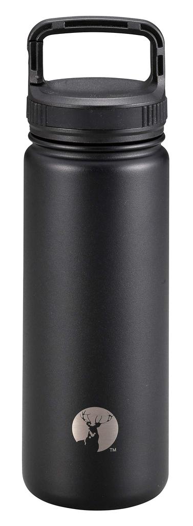 Captain Stag Sports Water Direct Double Stainless Steel Vacuum Hot and HD Carabiner Product Outer Diameter 75 x Height 250mm Bottle, Bottle, Drinking,