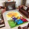 Teletubbies Customized Name Floor Rug Office Rug Design for Game Room Dining Room Balcony Outdoor Anti-slip Rug Anime Office Decor