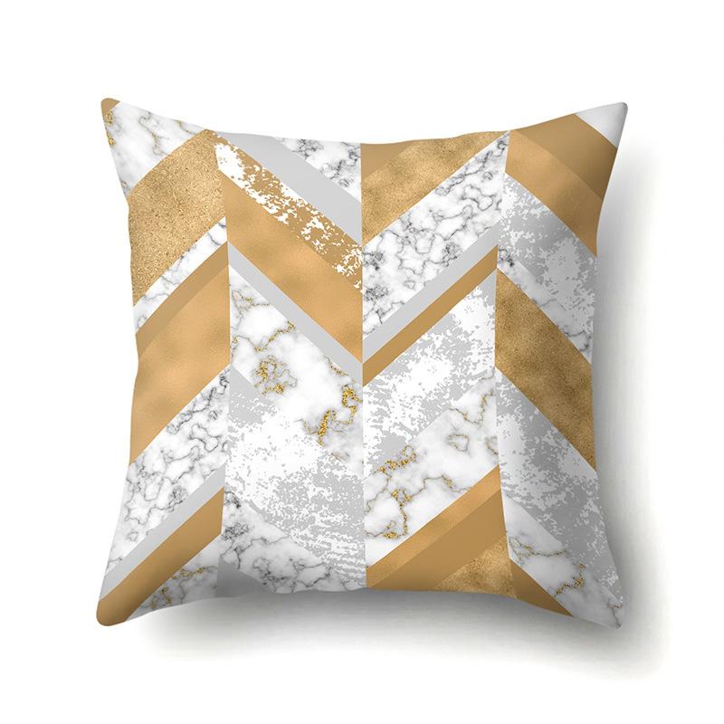 Geometric Simple Marble Print Pattern Cushion Cover Pillowcase Home Living Room Sofa Decorative Pillowcase