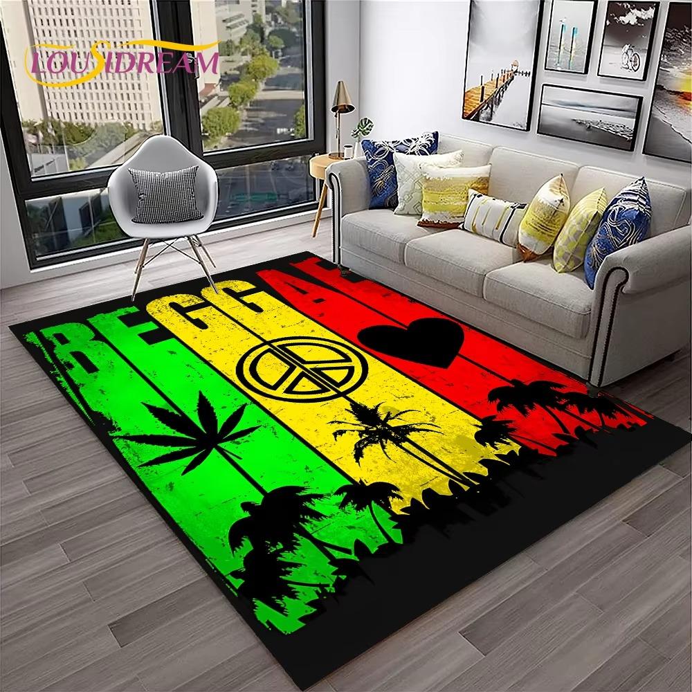 Weed Plants Maple Leaf Carpet Rug for Home Living Room Bedroom Sofa Playroom Doormat Kitchen Decor Area Rug Non-slip Floor Mat