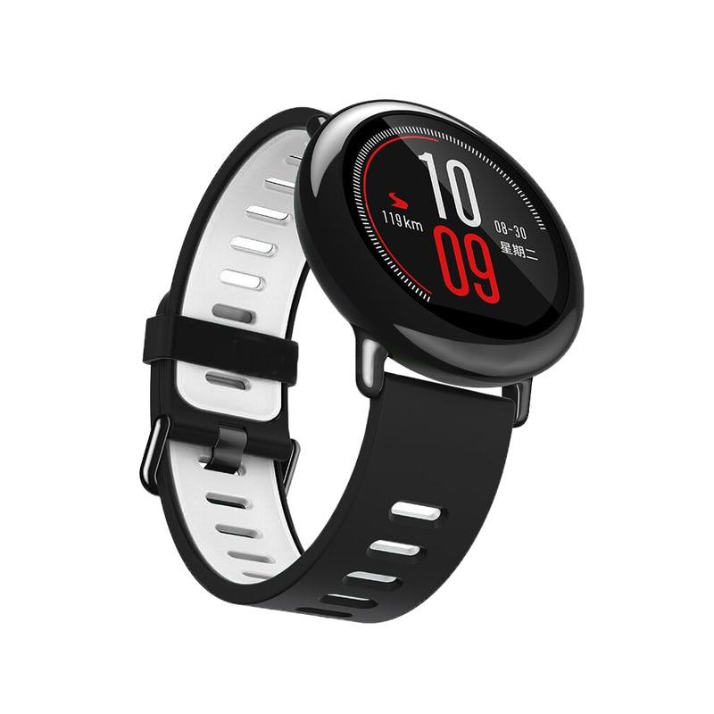 Correa de silicona para reloj Amazfit Stratos Pace, color gris