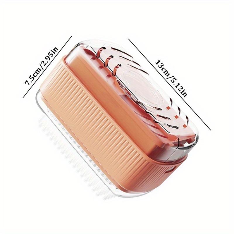 Multifunctional Soap Dish – Creative Drum Laundry Brush for Bathroom, Gym, Kitchen & Toilet – Travel Soap Drainer Box