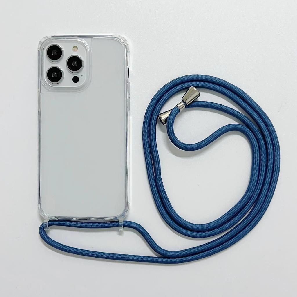 Husă Crossbody Pentru iPhone 16 15 14 13 12 11 Pro Max XS XR X 8 7 Plus Colier Șnur Carcasă Dură Transparentă Clară