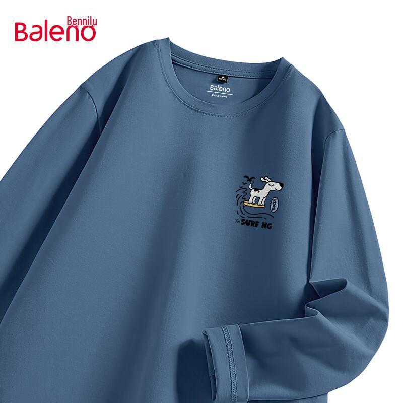 Baleno Men s Pure Cotton Long Sleeve T-Shirt 2XL