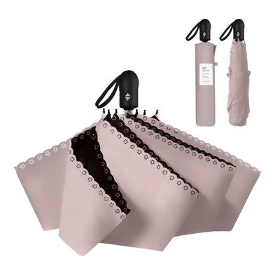 Sisibella Parasol UV Protection 100 Shading Folding Umbrella Lightweight For Sunny or Rainy Days Folding Umbrella Heat Shielding Folding Parasol
