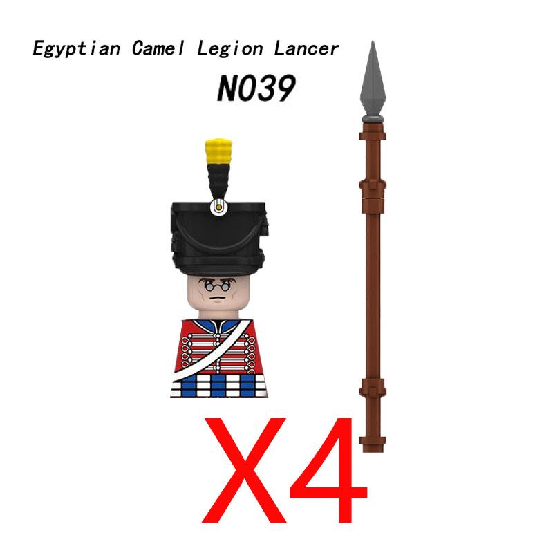 Military Medieval Building Blocks Napoleonic Wars Castle Knight Soldier Figures Weapons Guns British French Army Infantry MOC