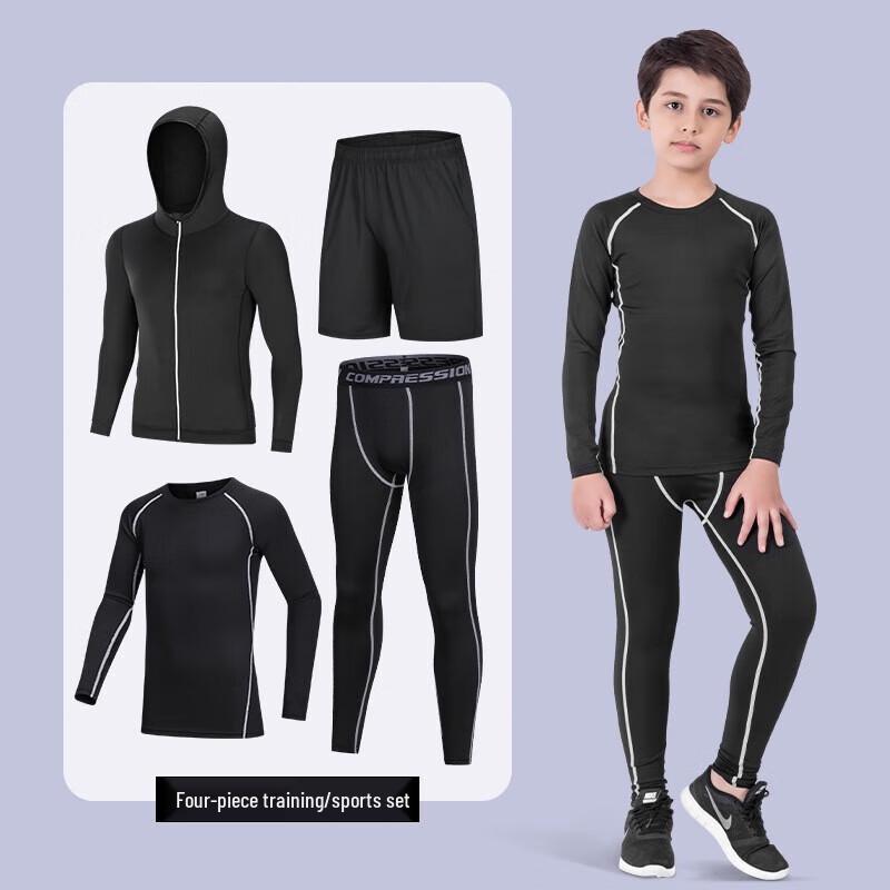 WEZHO Kids Quick-Dry Athletic Training Suit