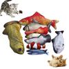 Pet Cat Kitten Fish Shape Catnip Bite-resistant Playing Scratch Chewing Toy