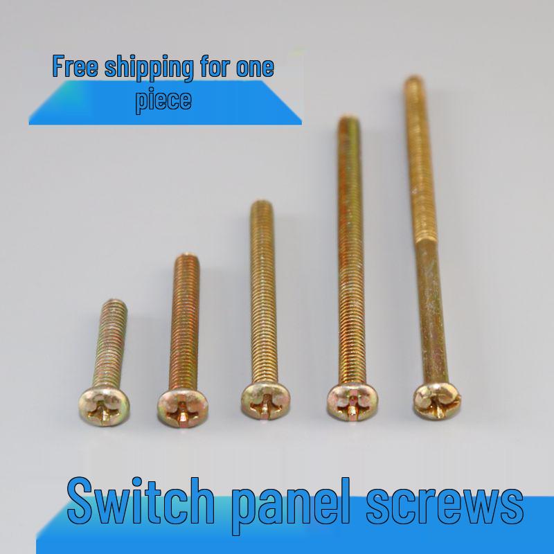 Semicircular Head Phillips Screws for Switch Panels & Junction Boxes M4-M8